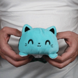 TeeTurtle Reversible Mercat: Aqua/White (Mini) (ONLINE ORDER ONLY)