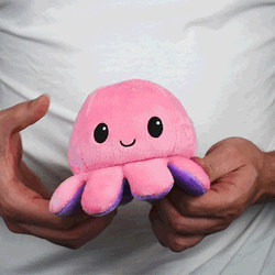 TeeTurtle Reversible Octopus: Pink/Purple (Mini) (ONLINE ORDER ONLY)