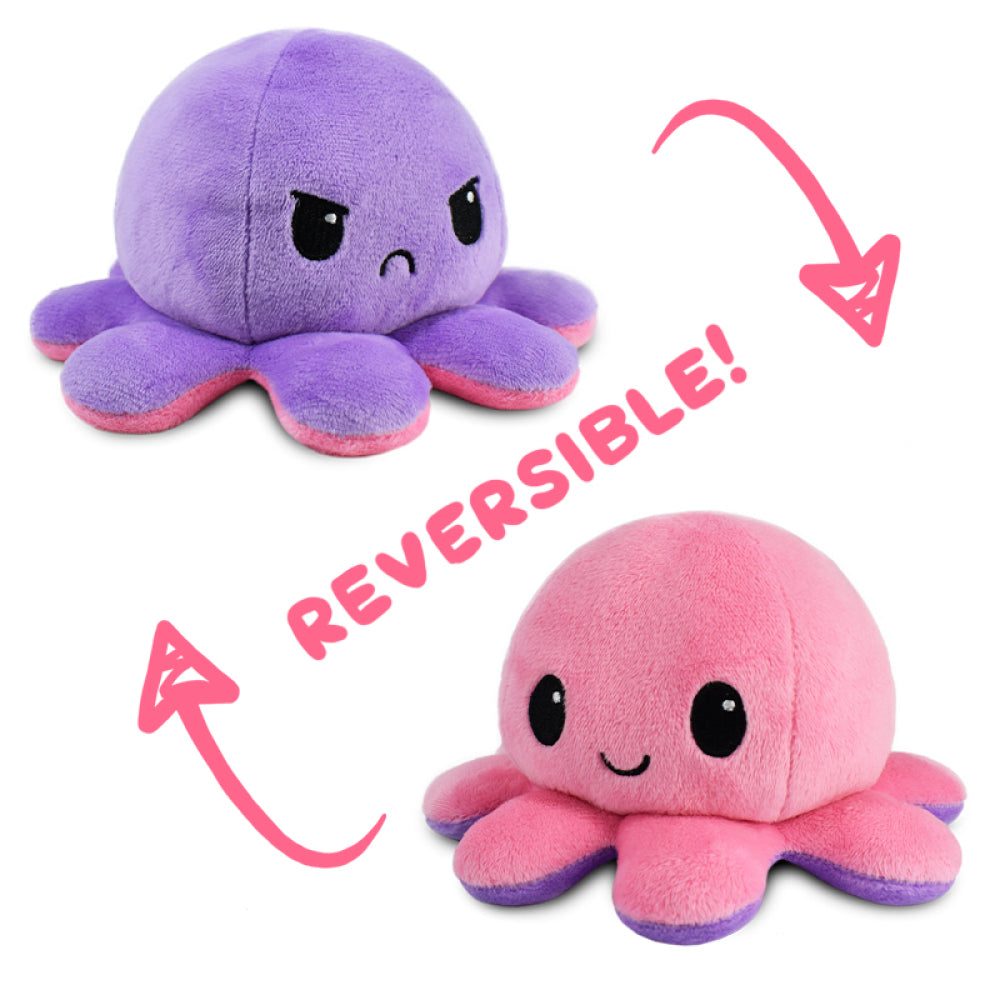 TeeTurtle Reversible Octopus: Pink/Purple (Mini) (ONLINE ORDER ONLY)