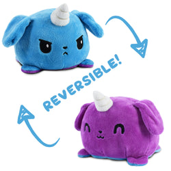 TeeTurtle Reversible Puppicorn: Purple/Blue (Mini) (ONLINE ORDER ONLY)
