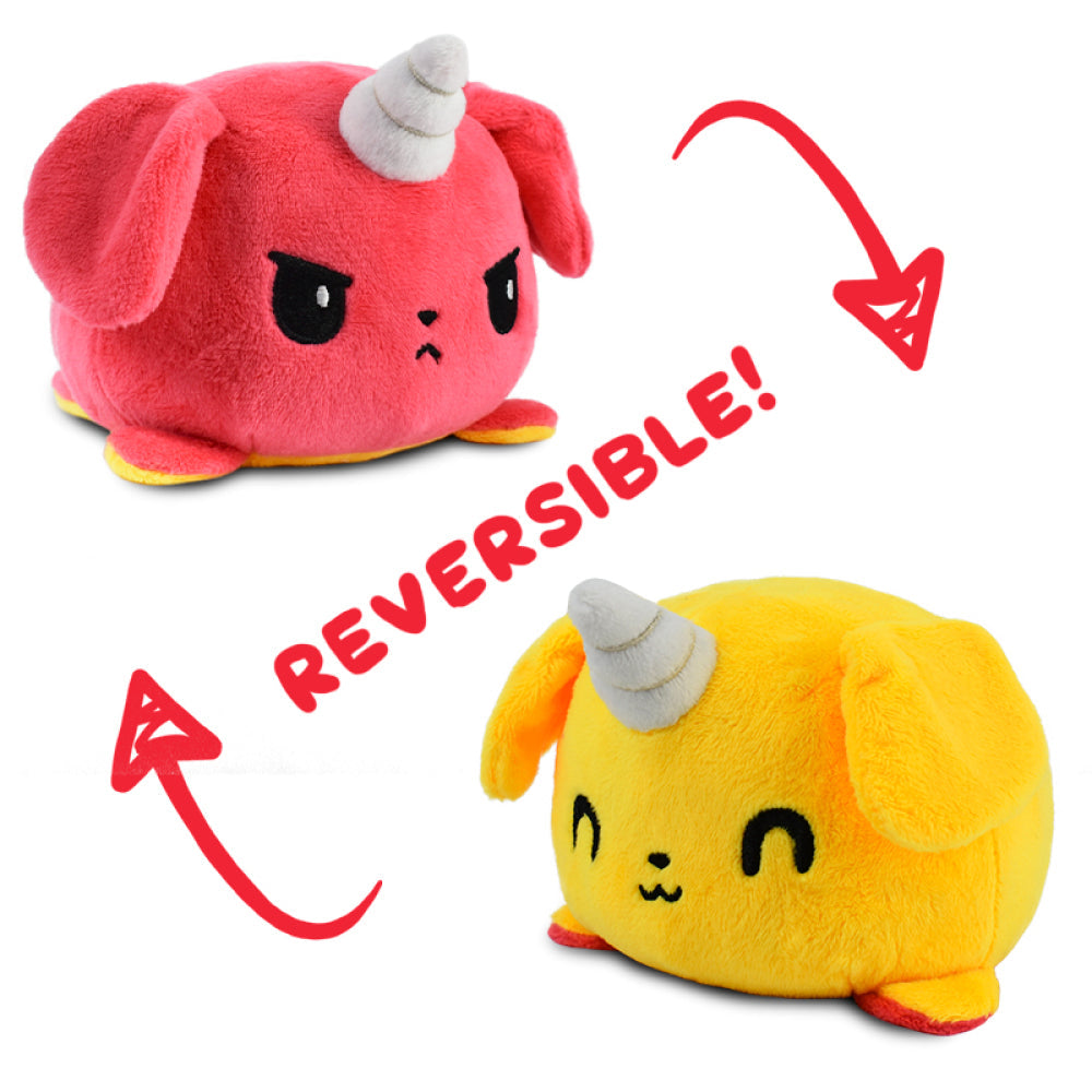 TeeTurtle Reversible Puppicorn: Yellow/Red (Mini) (ONLINE ORDER ONLY)