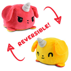 TeeTurtle Reversible Puppicorn: Yellow/Red (Mini) (ONLINE ORDER ONLY)