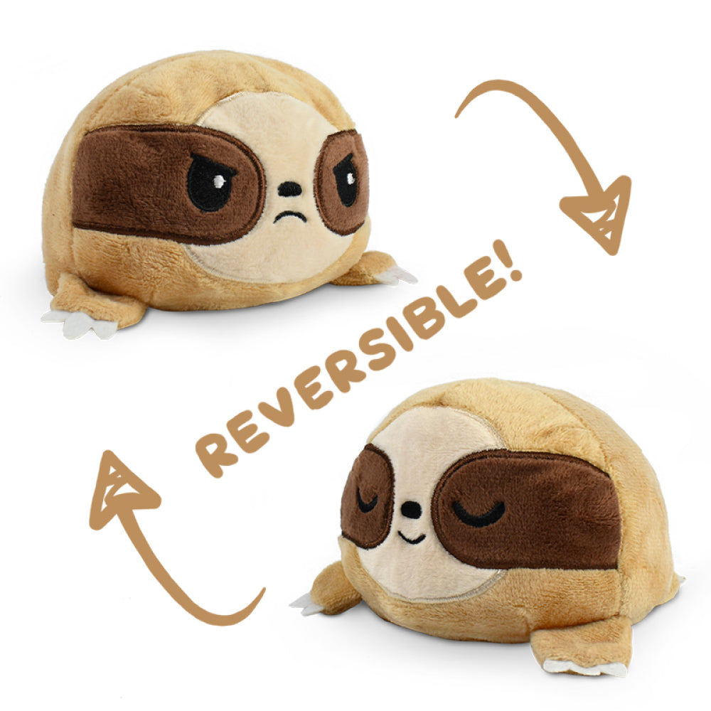 TeeTurtle Reversible Sloth: Brown (Mini) (ONLINE ORDER ONLY)