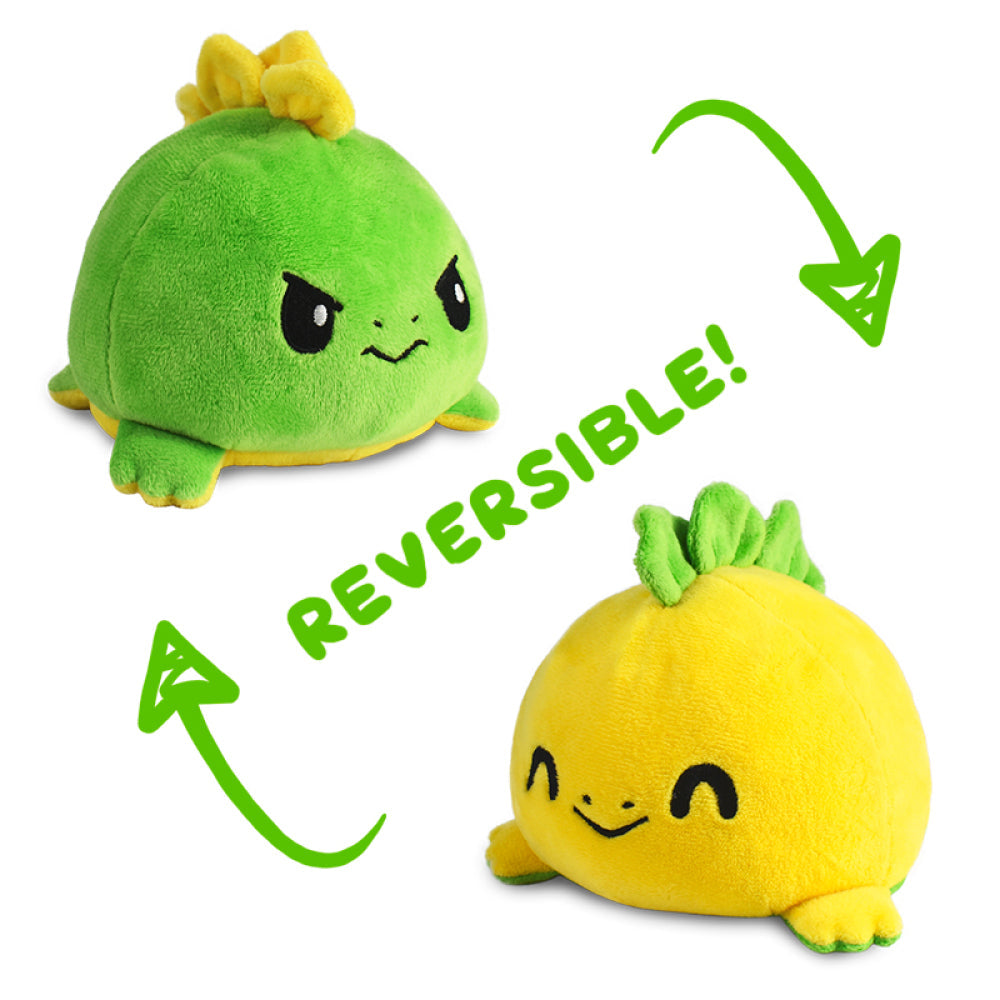 TeeTurtle Reversible Stegosaurus: Yellow/Green (Mini) (ONLINE ORDER ONLY)