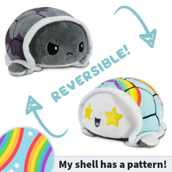 TeeTurtle Reversible Turtle: Rainbow/Storm Clouds (Mini) (ONLINE ORDER ONLY)
