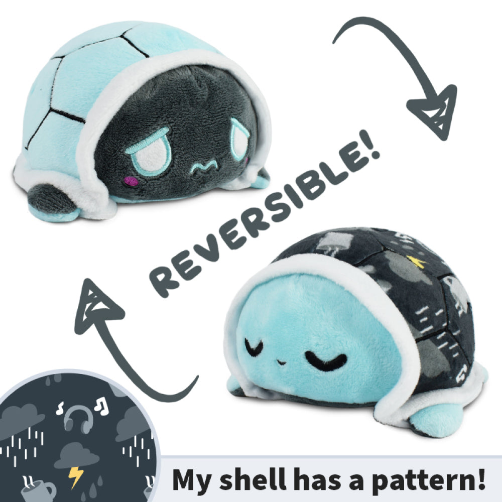 TeeTurtle Reversible Turtle: Rainy Day/Light Blue (Mini) (ONLINE ORDER ONLY)