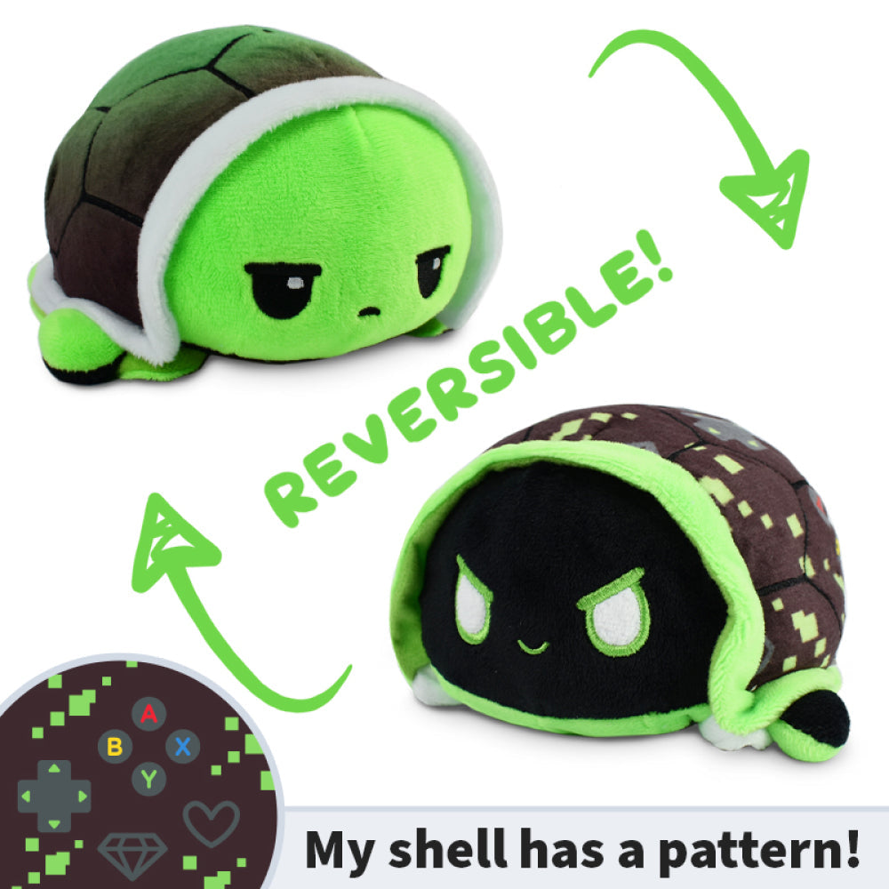TeeTurtle Reversible Turtle: Video Game/Green (Mini) (ONLINE ORDER ONLY)