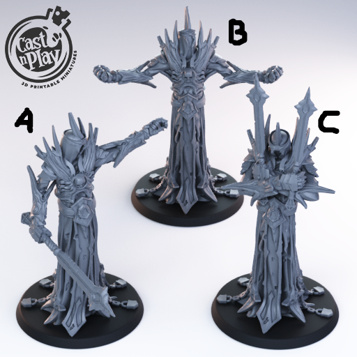 3D Printed Cast n Play - Revenants 28mm 32mm D&D (Online Only)