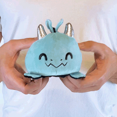 TeeTurtle Reversible Dragon: Blue/Black (Mini) (ONLINE ORDER ONLY)