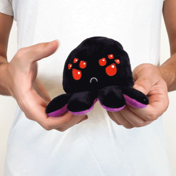 TeeTurtle Reversible Spider: Black/Purple (Mini) (ONLINE ORDER ONLY)