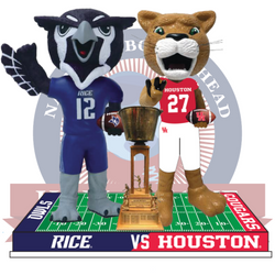 Rice vs. Houston Football Rivalry Bobblehead (Presale) (ONLINE ORDER ONLY)