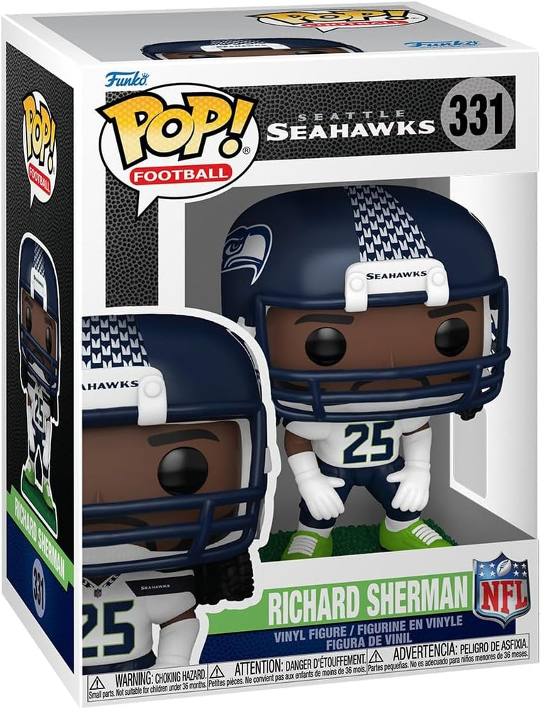 Funko Pop! NFL Legends Seattle Seahawks Richard Sherman Vinyl Figure #331 with Protector (ONLINE ORDER ONLY)