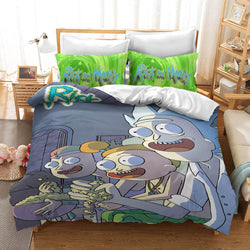 Rick And Morty Bedding Set Quilt Cover Without Filler (Online Order Only)