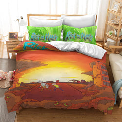 Rick And Morty Bedding Set Quilt Cover Without Filler (Online Order Only)