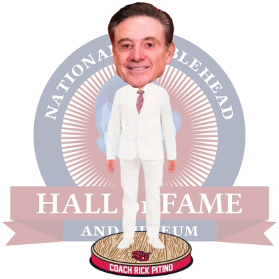Rick Pitino St. John's Red Storm Coach White Suit Bobblehead (Presale) (ONLINE ORDER ONLY)