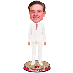 Rick Pitino St. John's Red Storm Coach White Suit Bobblehead (Presale) (ONLINE ORDER ONLY)