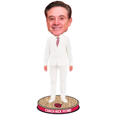 Rick Pitino St. John's Red Storm Coach White Suit Bobblehead (Presale) (ONLINE ORDER ONLY)