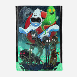 Rick and Morty Blanket Flannel Throw Room Decoration (Online Order Only)
