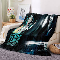 Rick and Morty Blanket Flannel Throw Room Decoration (Online Order Only)