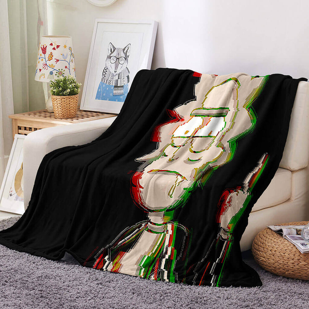 Rick and Morty Blanket Flannel Throw Room Decoration (Online Order Only)