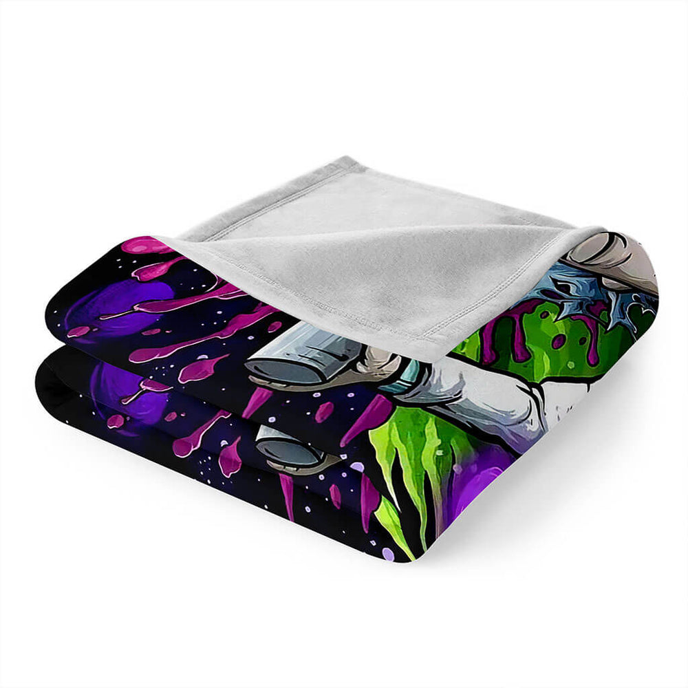 Rick and Morty Blanket Flannel Throw Room Decoration (Online Order Only)