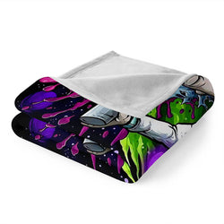 Rick and Morty Blanket Flannel Throw Room Decoration (Online Order Only)