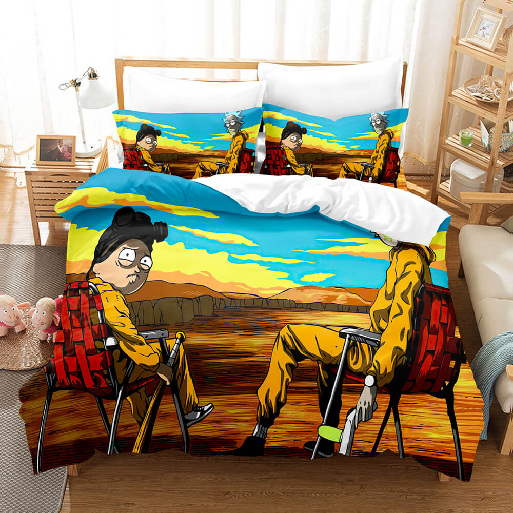 Rick and Morty Pattern Bedding Sets Quilt Covers Room Decoration (Online Order Only)
