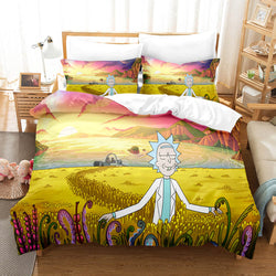 Rick and Morty Pattern Bedding Sets Quilt Covers Room Decoration (Online Order Only)