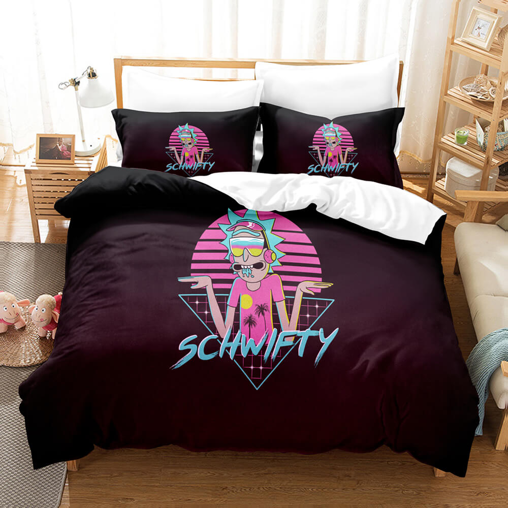 Rick and Morty Pattern Bedding Sets Quilt Covers Room Decoration (Online Order Only)