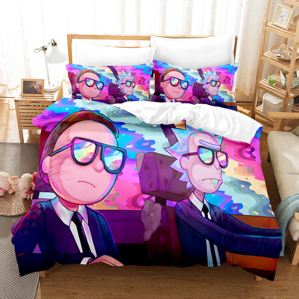 Rick and Morty Pattern Bedding Sets Quilt Covers Room Decoration (Online Order Only)