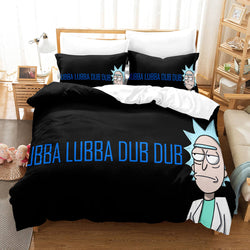 Rick and Morty Pattern Bedding Sets Quilt Covers Room Decoration (Online Order Only)