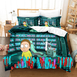 Rick and Morty Pattern Bedding Sets Quilt Covers Room Decoration (Online Order Only)