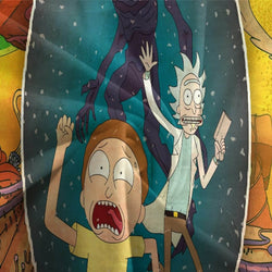 Rick and Morty Pattern Bedding Set Quilt Cover Without Filler (Online Order Only)