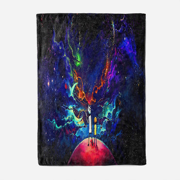 Rick and Morty Pattern Blanket Flannel Throw Room Decoration (Online Order Only)