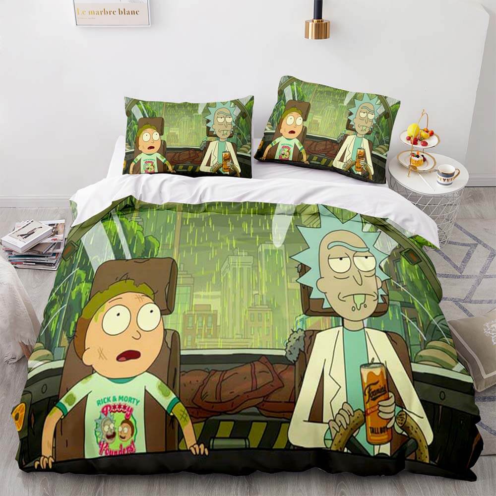 Rick and Morty Season 5 Bedding Set Quilt Duvet Cover Bedding Sets (Online Order Only)