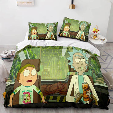 Rick and Morty Season 5 Bedding Set Quilt Duvet Cover Bedding Sets (Online Order Only)