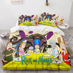 Rick and Morty Season 5 Bedding Set Quilt Duvet Cover Bedding Sets (Online Order Only)