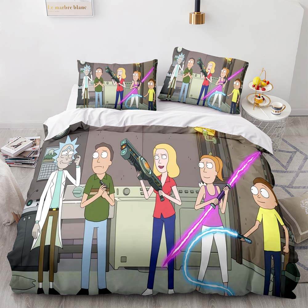 Rick and Morty Season 5 Bedding Set Quilt Duvet Cover Bedding Sets (Online Order Only)