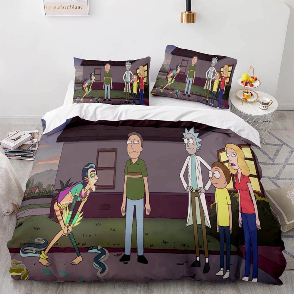 Rick and Morty Season 5 Bedding Set Quilt Duvet Cover Bedding Sets (Online Order Only)