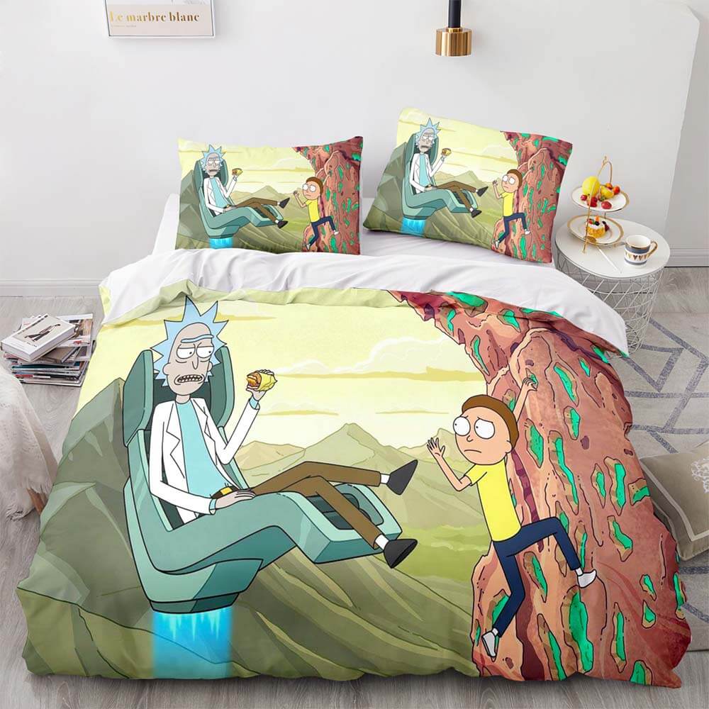 Rick and Morty Season 5 Bedding Set Quilt Duvet Cover Bedding Sets (Online Order Only)