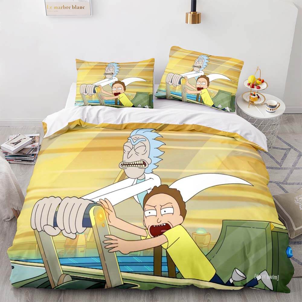 Rick and Morty Season 5 Bedding Set Quilt Duvet Covers Bedding Sets (Online Order Only)
