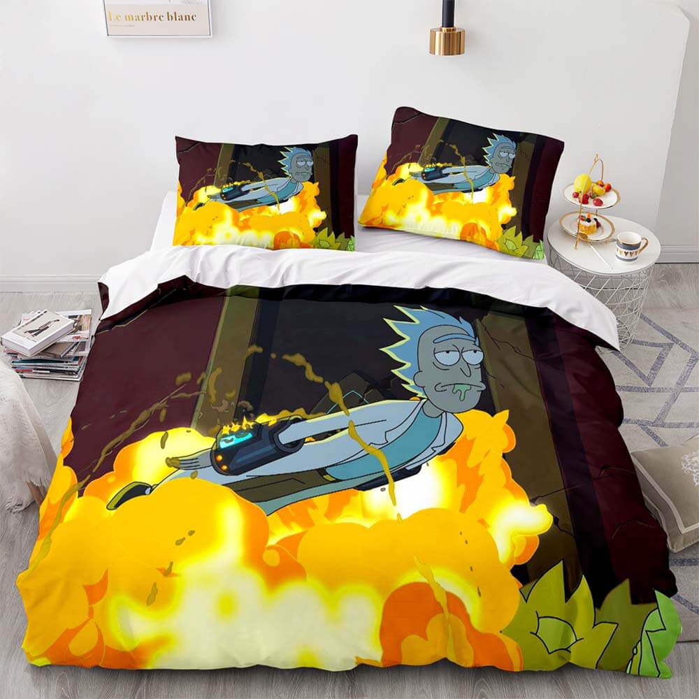 Rick and Morty Season 5 Bedding Set Quilt Duvet Covers Bedding Sets (Online Order Only)