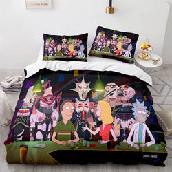 Rick and Morty Season 5 Bedding Set Quilt Duvet Covers Bedding Sets (Online Order Only)