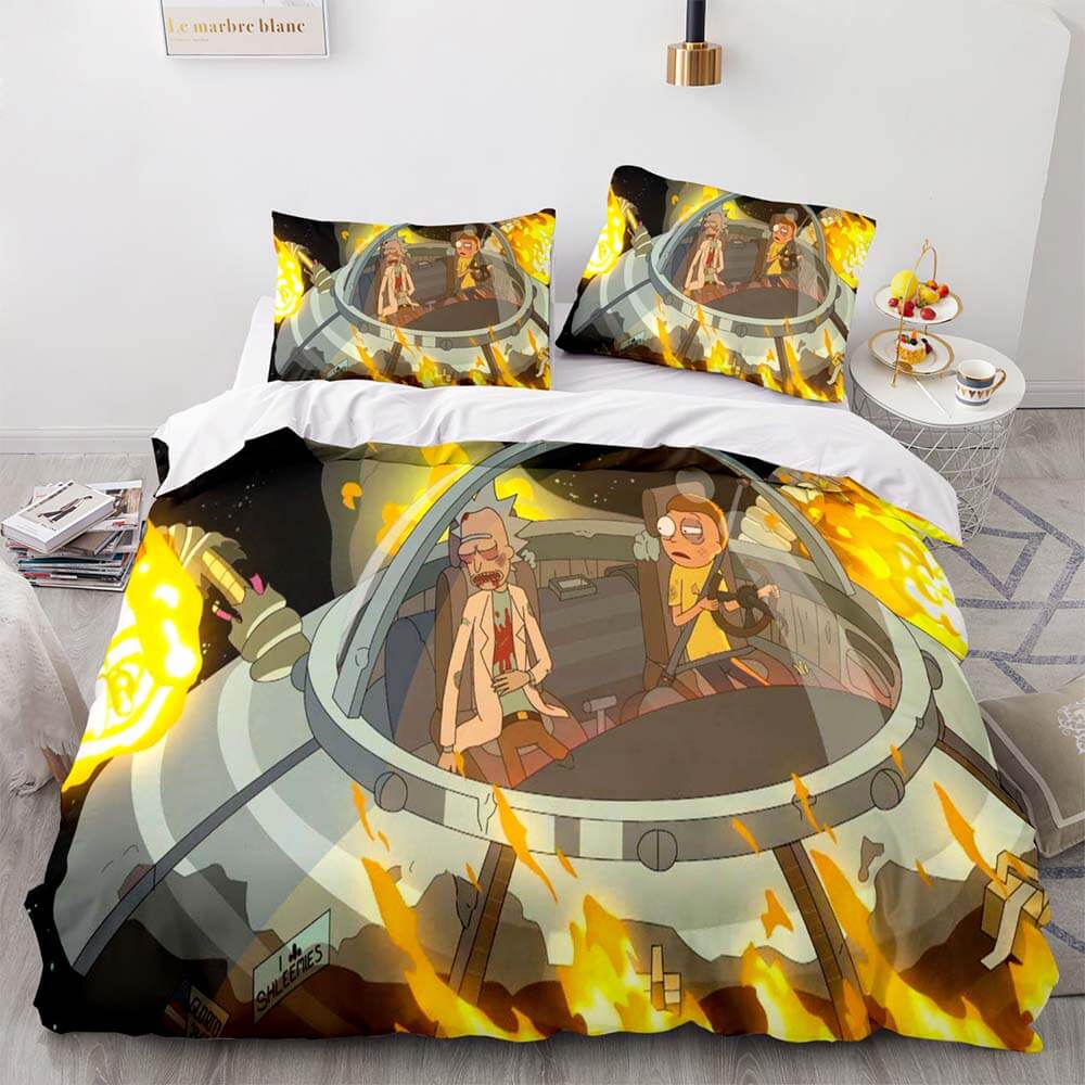 Rick and Morty Season 5 Bedding Set Quilt Duvet Covers Bedding Sets (Online Order Only)
