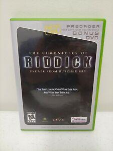 The Chronicles Of Riddick: Escape From Butcher Bay With Bonus DVD (Xbox) (ONLINE ORDER ONLY)