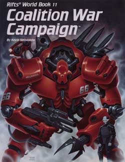Rifts World Book 11: Coalition War Campaign (ONLINE ORDER ONLY)