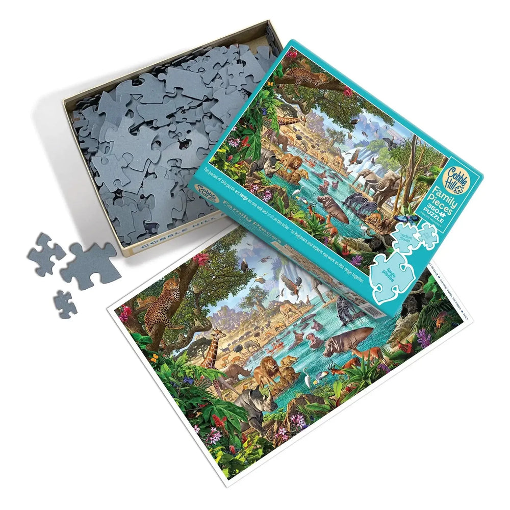 River of Life 350 Piece Family Jigsaw Puzzle Cobble Hill (ONLINE ORDER ONLY)