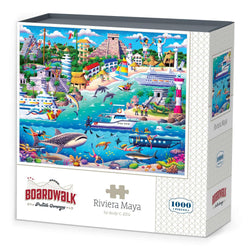 Riviera Maya 1000 Piece Jigsaw Puzzle Boardwalk (ONLINE ORDER ONLY)