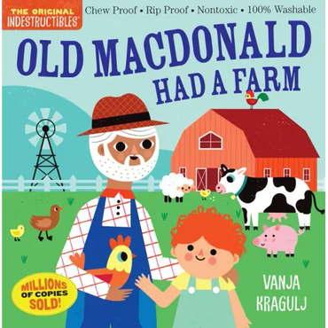Indestructibles: Old MacDonald Had a Farm: Chew Proof - Rip Proof - Nontoxic - 100% Washable (Book for Babies, Newborn Books, Safe to Chew) - Paperback (ONLINE ORDER ONLY)