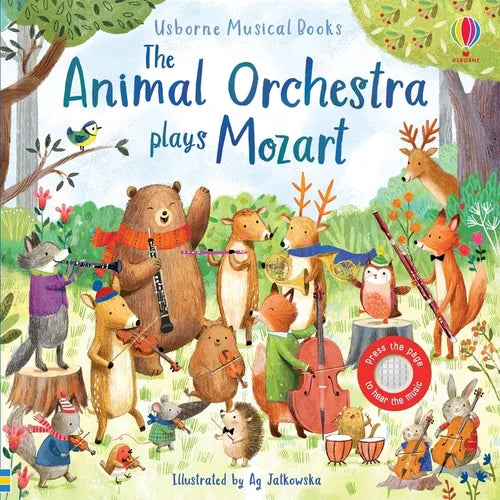 Animal Orchestra Plays Mozart - Board Book (ONLINE ORDER ONLY)